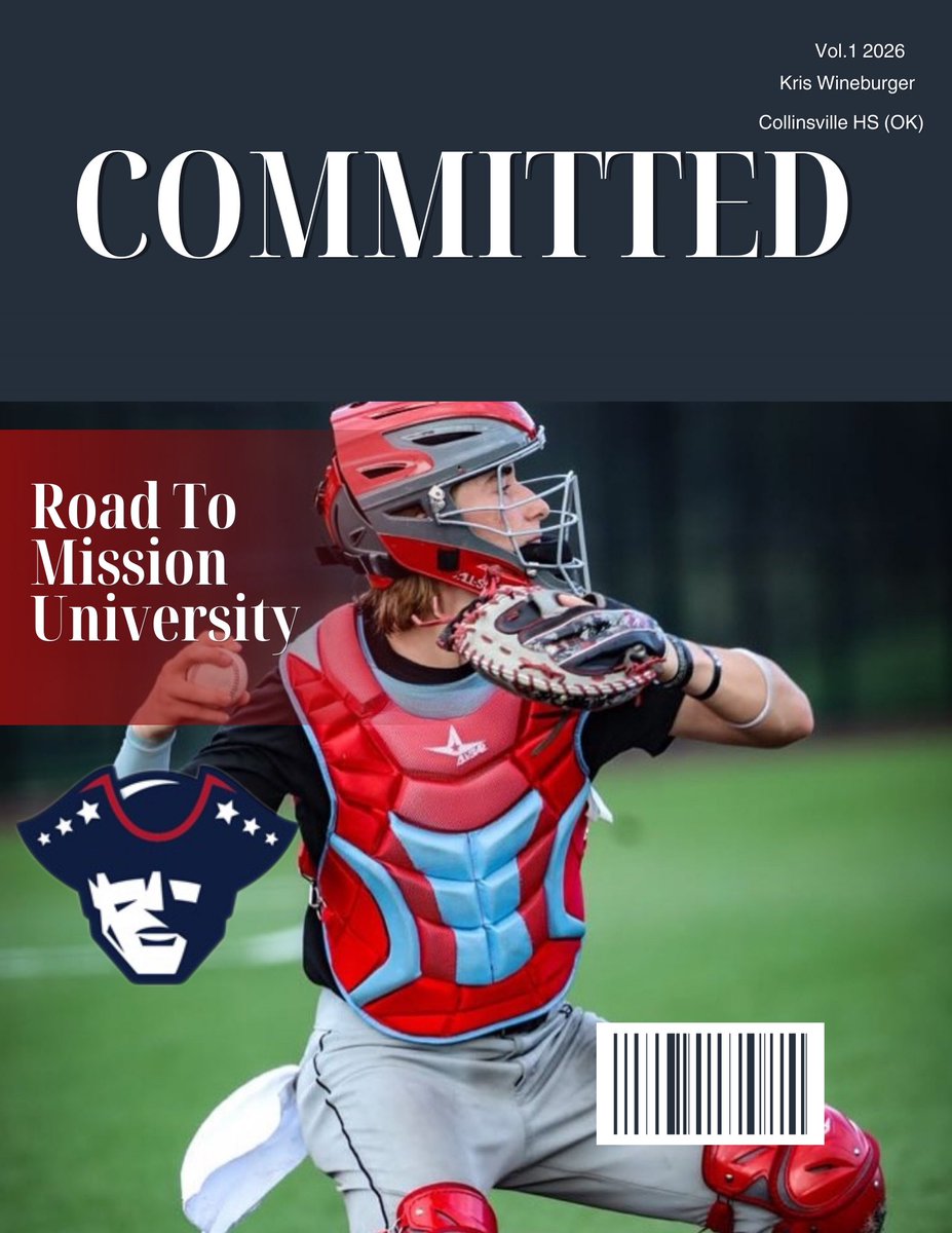 #AGTG After a great conversation with <a href="/CoachK_MissionU/">Coach K - Mission University Baseball</a> And I’ve been blessed to announce continuing my academic and athletic career and my walk with god at Mission University in Springfield Missouri. Thank you to my family and my Coaches for supporting through my journey.