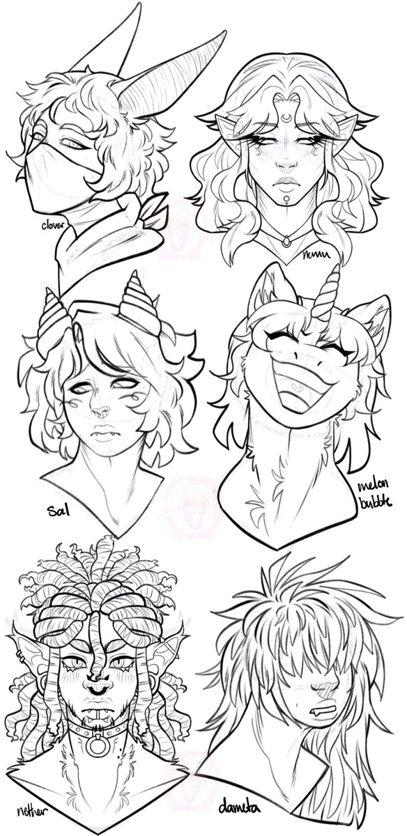 CALAMITYCHAOS01's tweet photo. (resurrects from grave) heres some bust requests for moots from some time ago mhm mhm nod nod https://t.co/Z4ayH7CQgu