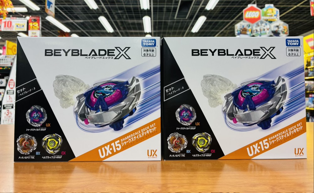 ベイブレード X UX-15 シャークスケイルデッキセット　6個　1カートン分 UX-15 セット シャークスケイルデッキセット｜｜製品情報｜BEYBLADE X