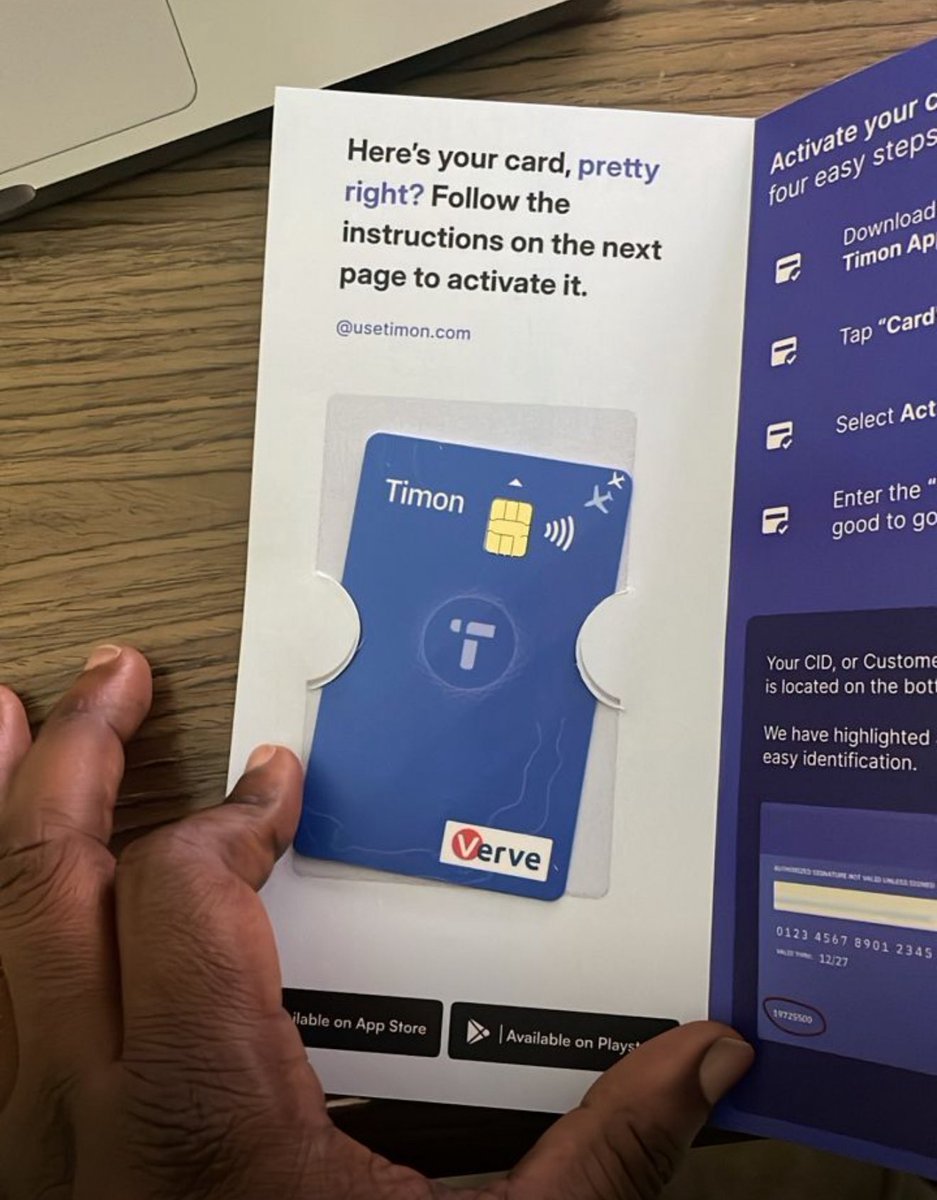 bizzleosikoya's tweet photo. Coming for Dirty December in Lagos , Get @usetimon 

It is a naira card you can:
 ✅ Fund before or after arriving Nigeria 
 ✅ Use instantly in-store
 ✅ Spend anywhere in Nigeria without needing a local bank account

You don’t need to “phone a friend”
You don’t need to carry a duffel bag of cash.
You don’t need to stress about handling cash.