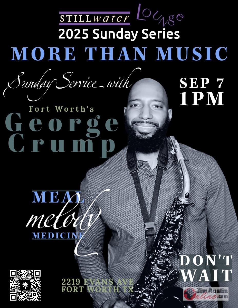 JimAustin6's tweet photo. Get ready to experience Fort Worth like never before! We're bringing the soul of #Jazz and the power of #Networking to the city every Sunday. Join us for a #SundayFunday that will leave you feeling refreshed and inspired for the week ahead. Ticket link in bio! #FortWorth #Events https://t.co/6SQUiUikjd