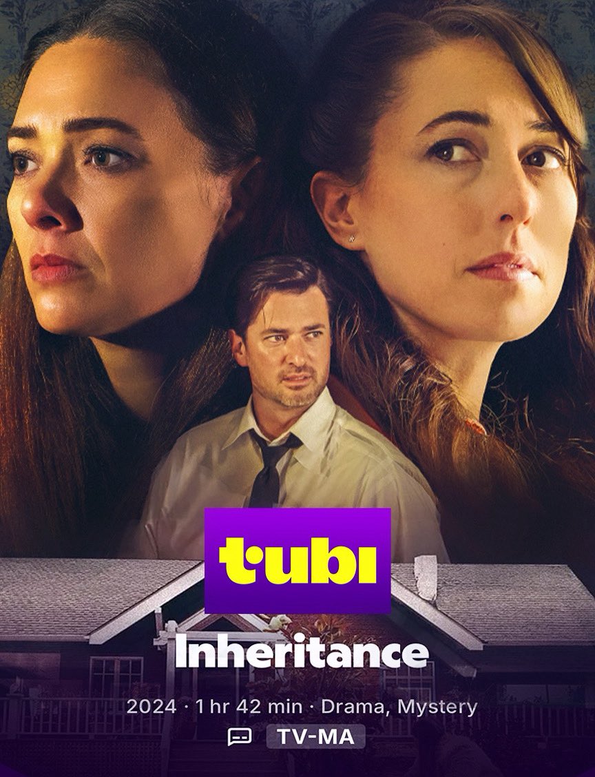 My latest film INHERITANCE is now live on @tubi! Top notch performances and an emotional story about family &amp; forgiveness.  Would mean the world to us if you watched it!
link.tubi.tv/Tm3NtCaXpWb