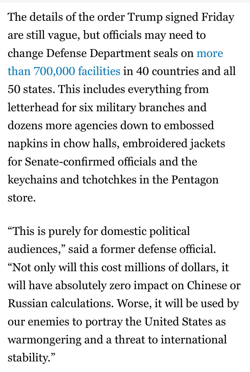 It’s almost as if Trump and Hegseth haven’t the faintest fucking clue how to defend a nation. politico.com/news/2025/09/0…