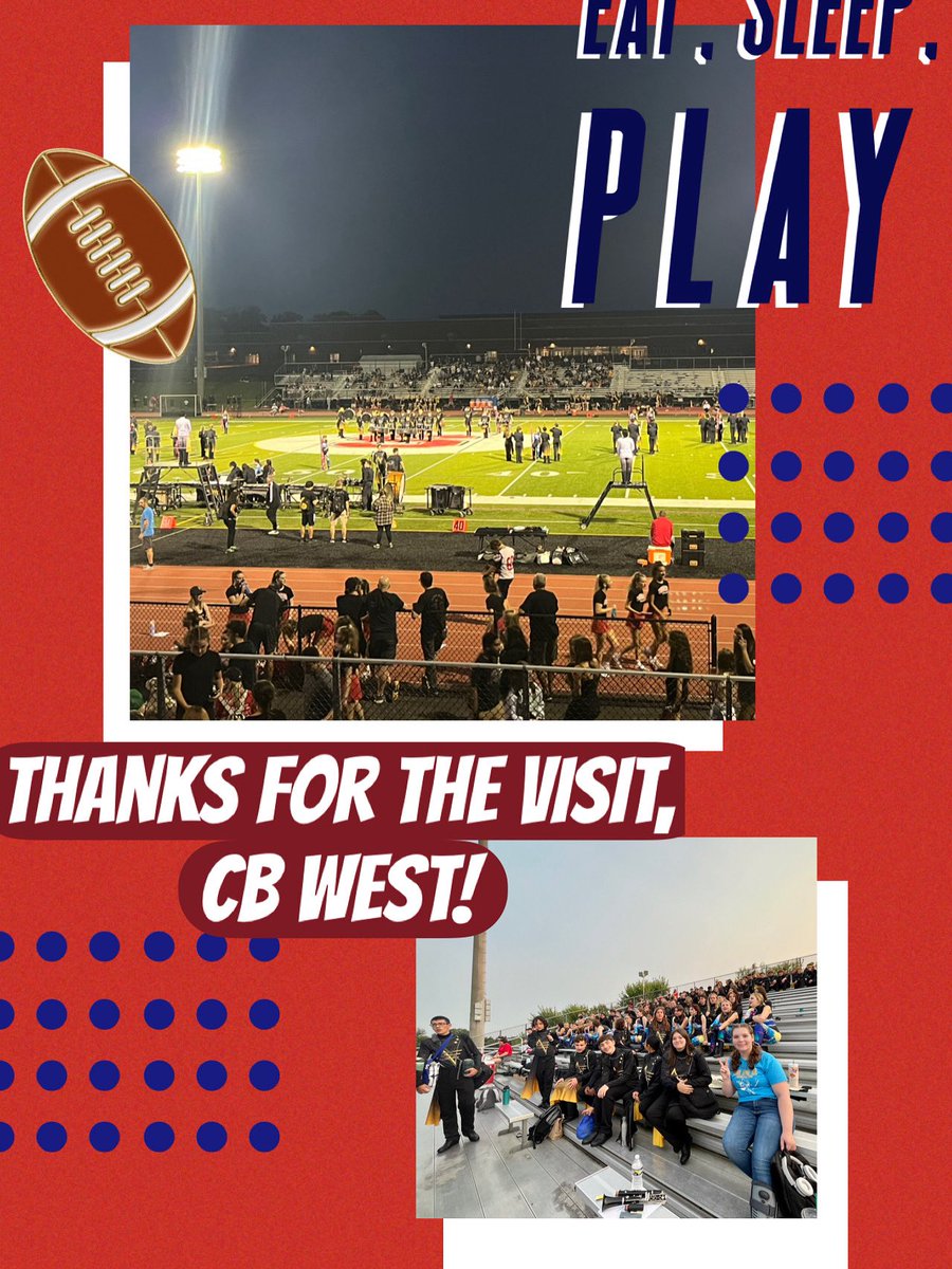 Thanks for the vistCB West Bands! Great show!

#TunedIn2025
#soudertonbigredmarchingband