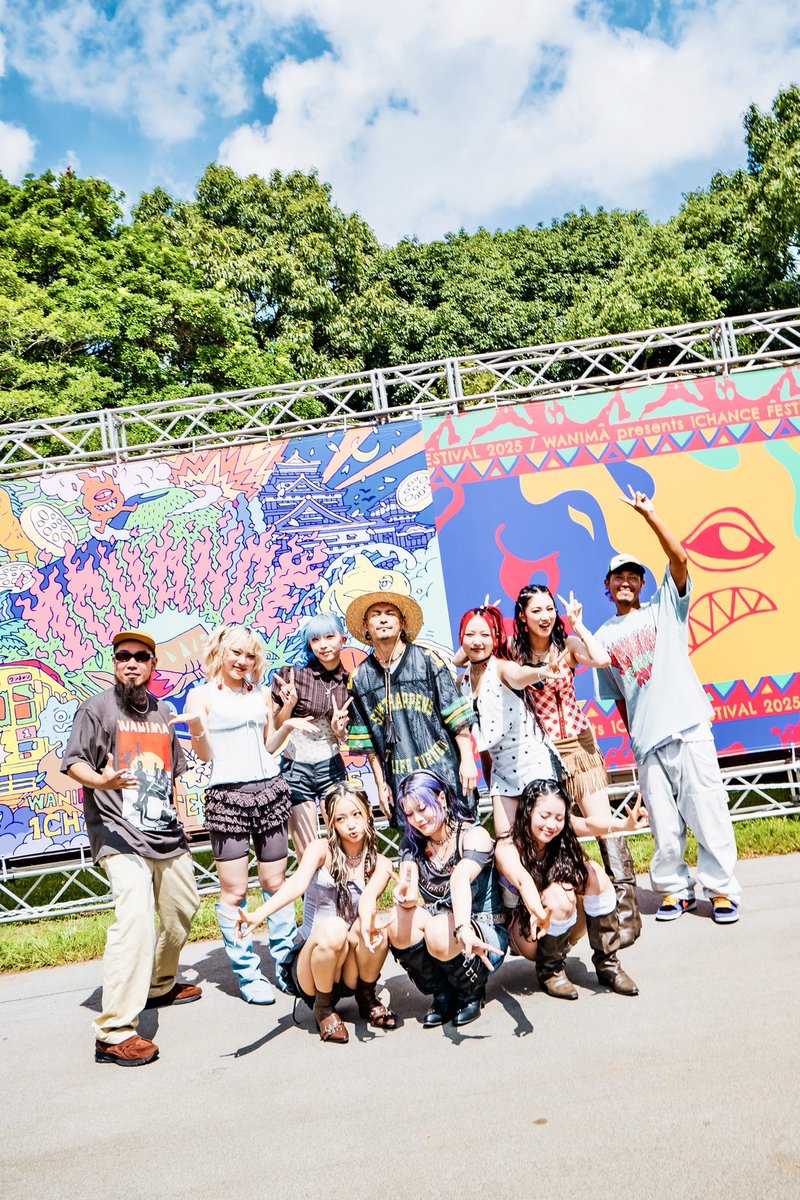 HANA×WANIMA ワンチャンフェス始まったばい！！ @HANA__BRAVE #ワン