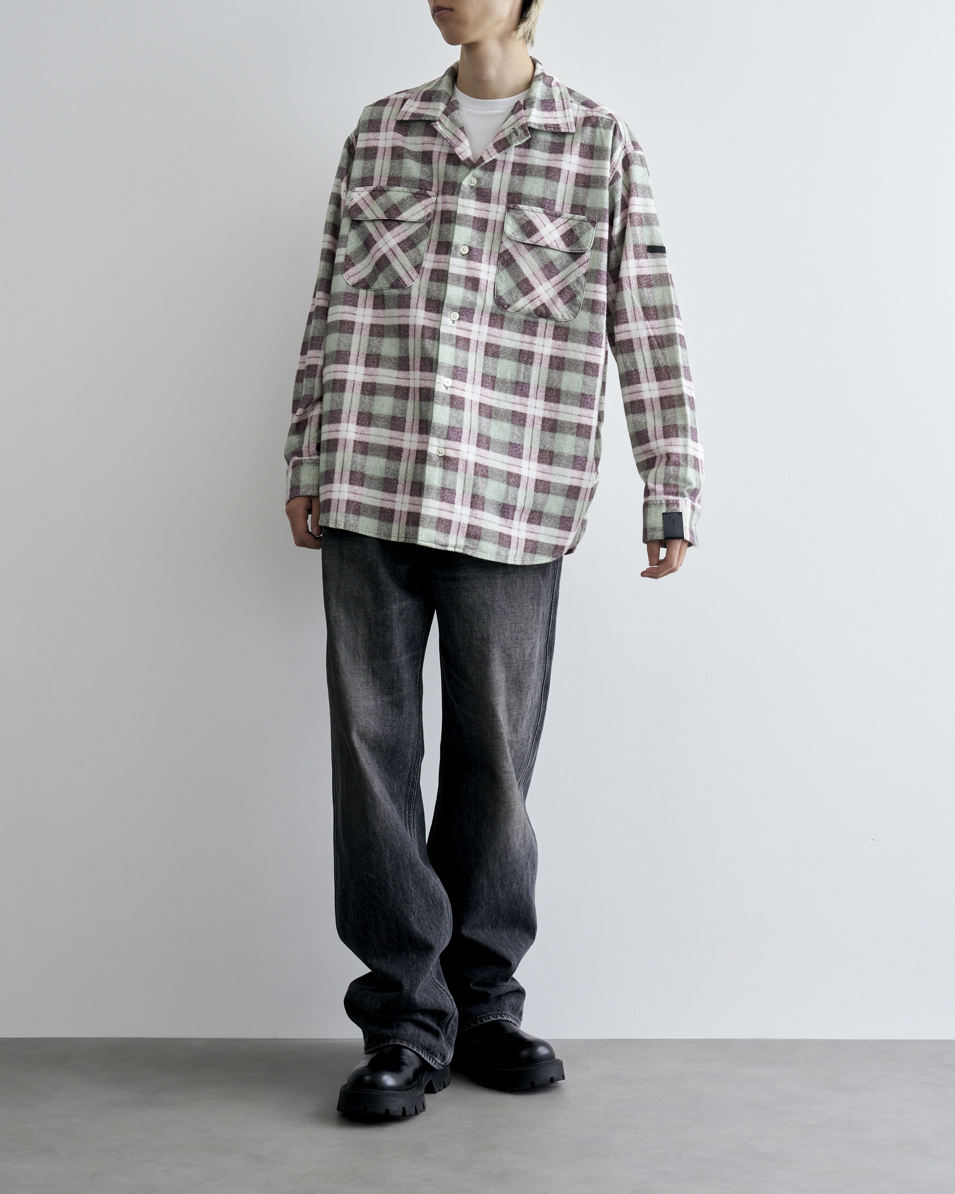 ビッグマック×Nハリウッドコラボネルシャツ N.HOOLYWOOD | ビッグマックチェックシャツ - KNOCK OUT 247