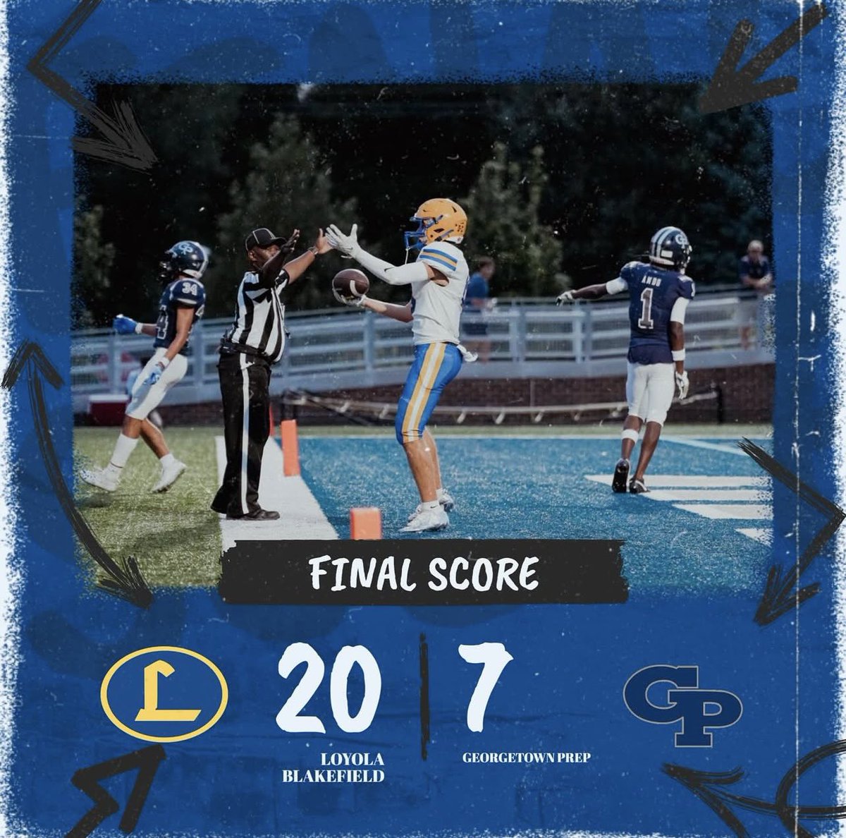 Loyola Blakefield Football tweet media