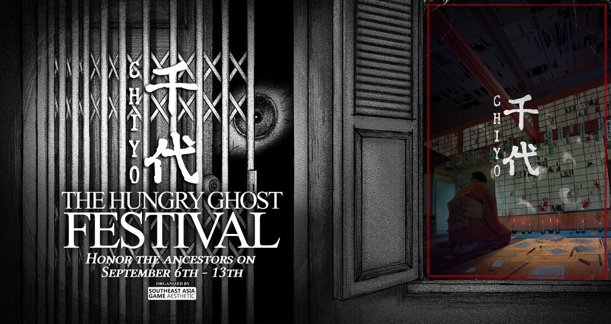 nimbusgamesdev's tweet image. 👻🌕 Happy Hungry Ghost Festival!
We’re thrilled to team up with @SEAGamethetic  for Steam’s Hungry Ghost Festival event, running Sept 6–13 🎉
Catch our upcoming game Yan: Parasomnia, along with Malice and Chiyo, featured in this haunting celebration!

#HungryGhostFestival…