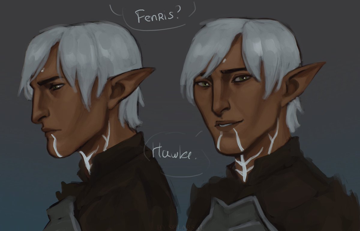 sketches at 6 am (why)

#dragonage #fenris