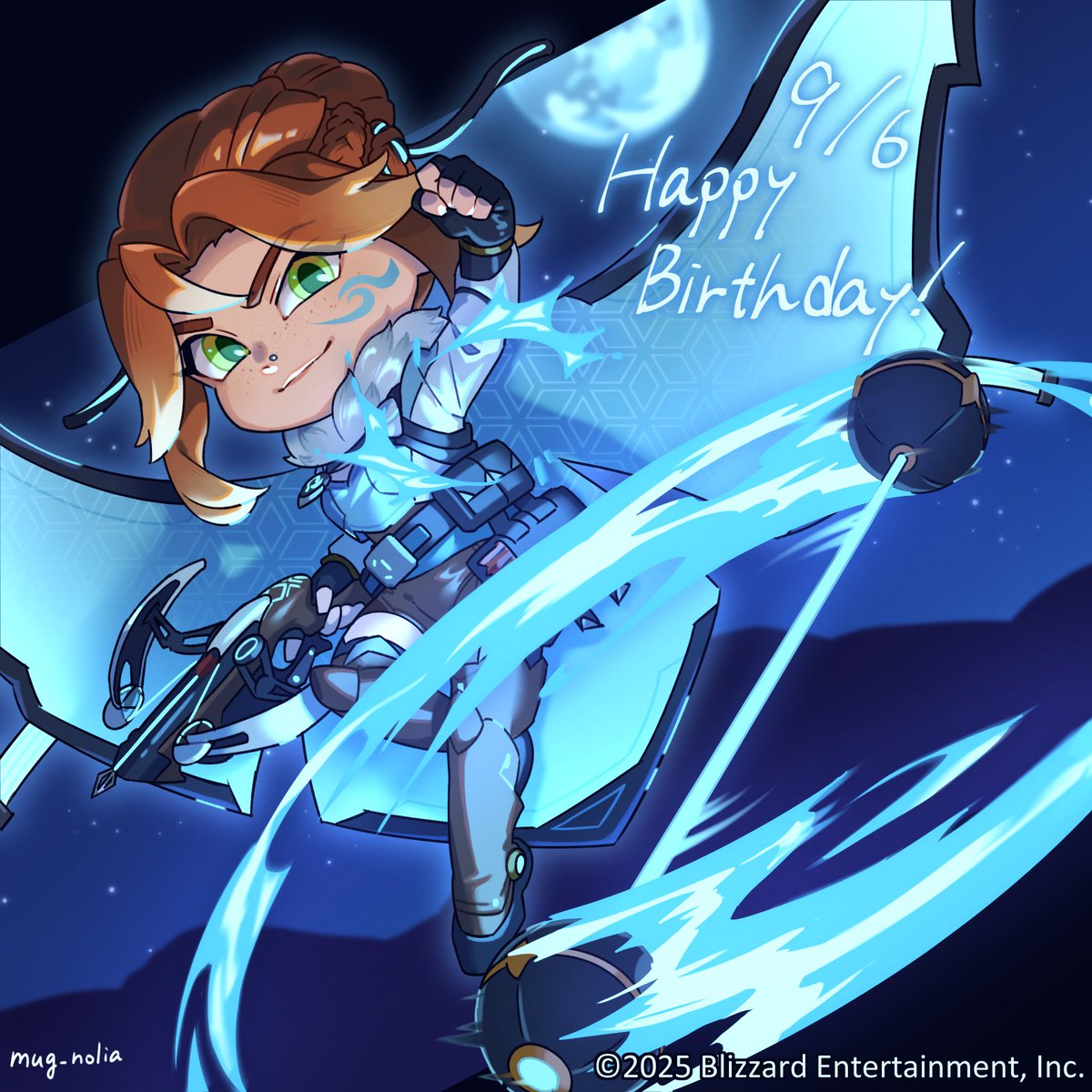 本日9月6日はフレイヤの誕生日！🎉🎂

#オーバーウォッチ2 をつけて、みんなでお祝いメッセージやフレイヤのベストプレイをシェアしましょう！

🎨<a href="/mug_nolia/">まぐのりあ</a>