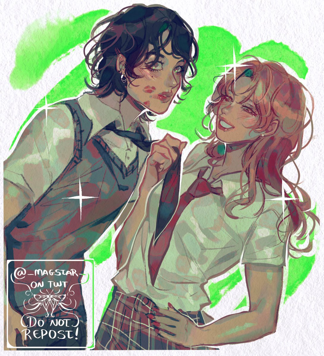 💚 my babies #greenyuri #tgswiiwagaa #fanart