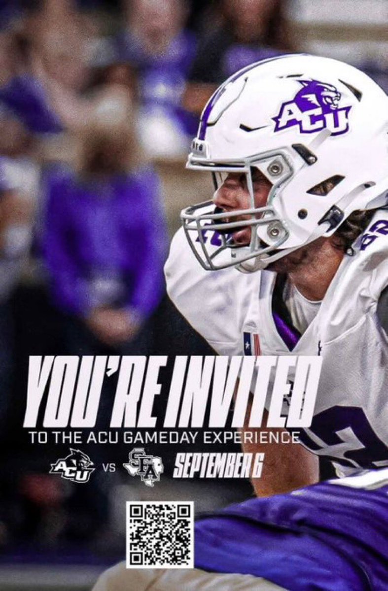 Thanks for the game day invite <a href="/TheCoachCoop16/">Cooper Campbell</a>!!!

<a href="/ACUFootball/">ACU Football</a> 
<a href="/Coach_GHarrell/">Graham Harrell</a>