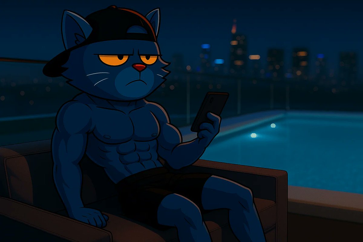 Blue cats are always ready af !! 
We might speed the thing..

Hot night 🔥