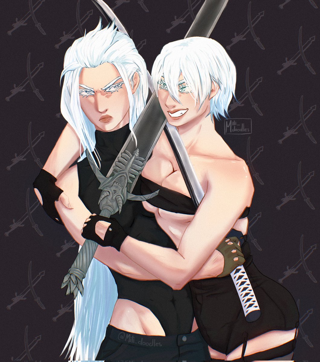 My girls are only playing 💕

#DMC #Vergil #Dante