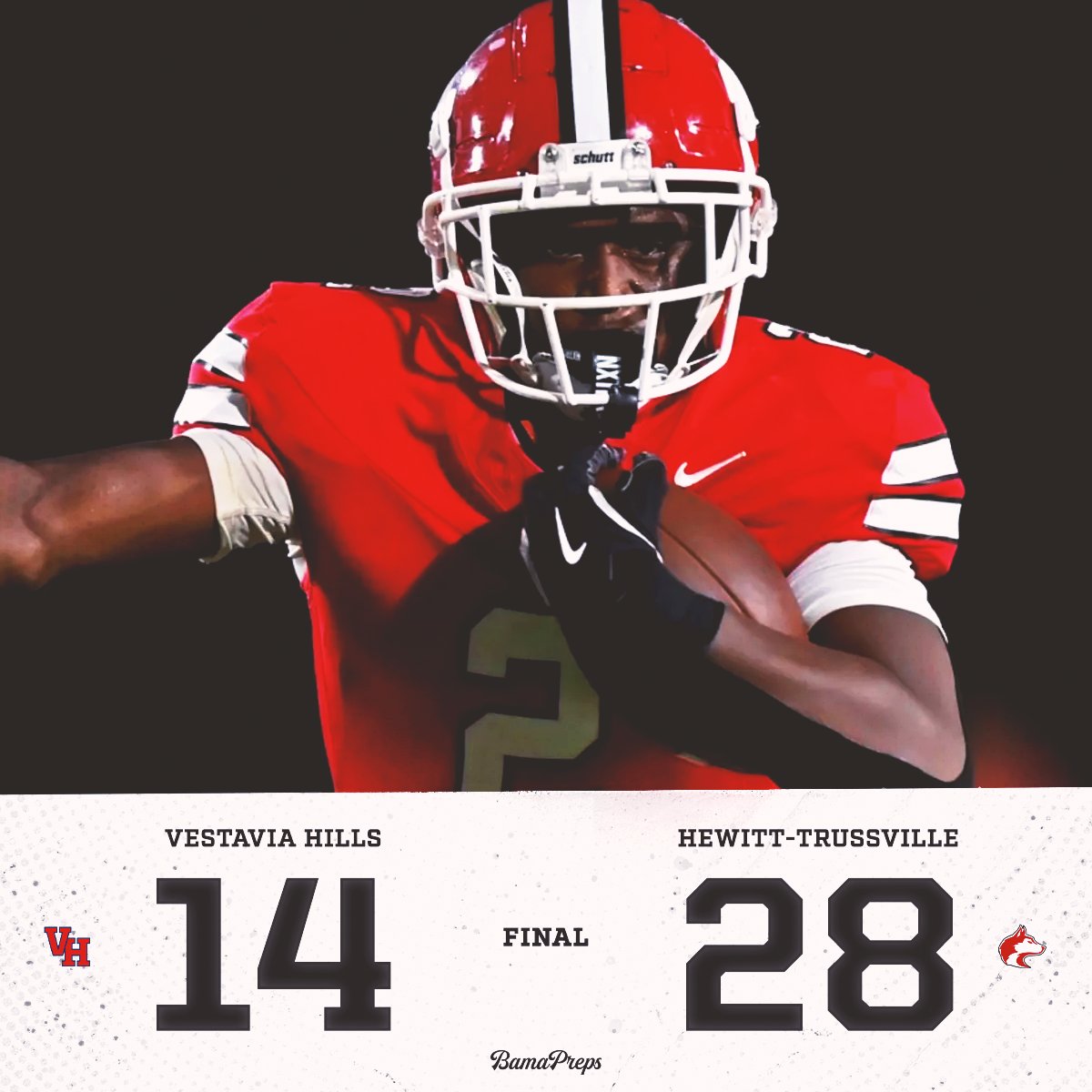 HEWITT PICKS UP A BIG REGION WIN OVER VESTAVIA!