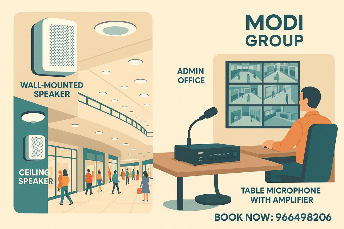 ahm_modi's tweet image. 🔊 Clear announcements = Better communication!
Get the best PA Systems, Ceiling &amp;amp; Wall Mount Speakers, &amp;amp; Mics in Ahmedabad.
📞 96649 88206 | Modi Group
#PASystem #Speakers #AhmedabadBusiness #SoundSystem #RetailSolutions #Microphones #ModiGroup