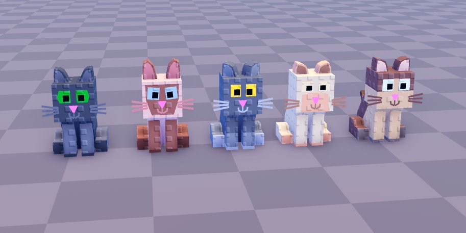 Argento3D's tweet image. 🐈Stud cat models made for a Client!
📩 Discord: argento3d
❤ + ♻️ Appreciated!
#robloxart #RobloxDev #Robloxbuilding #ROBLOX