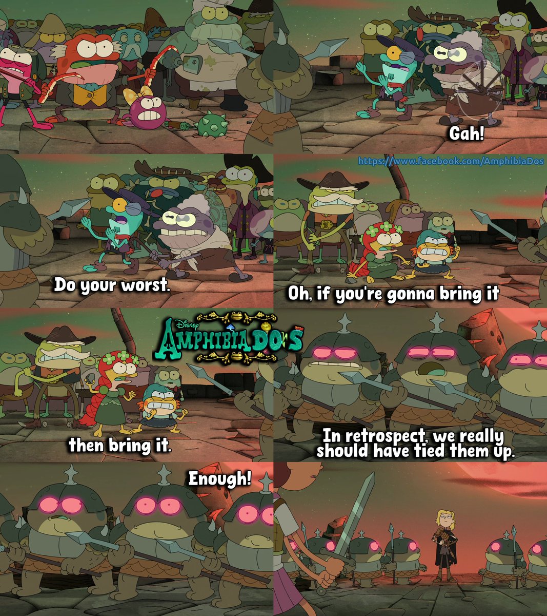 AmphibiaScreen's tweet image. #Amphibia  Wartwood wont go down with out a fight
Season 1 Episode 39 Reunion