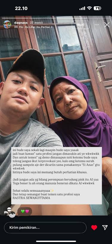 Ga ada yg takut,cm lucu aja odgj kalian jadi the new kartini 🤣🤣