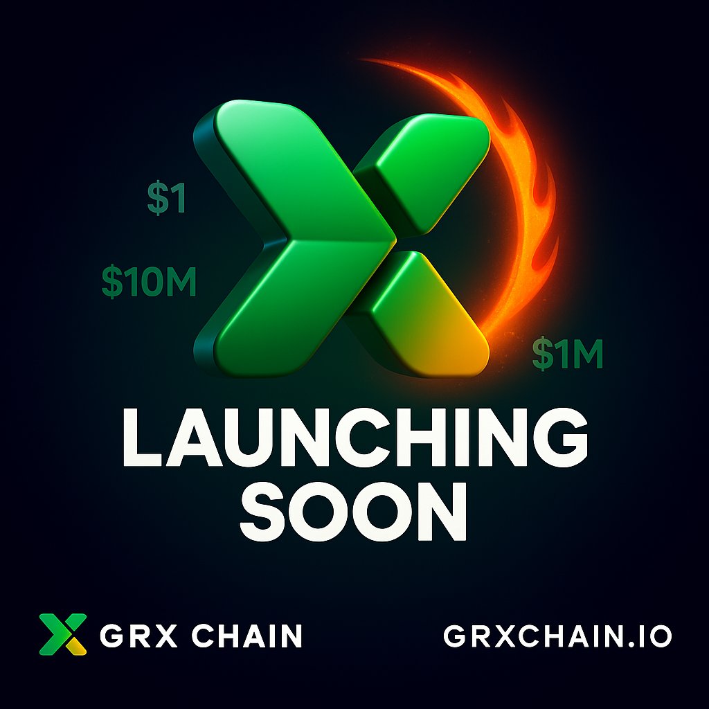 GRXchain's tweet image. The Big Event is Coming

GRX Chain launches next month!

- Starting price: $1

- Starting MC: $10M

- Starting LP: $1M

Fair launch, only on GRX Chain.
Available first on GroveX, 24h post-launch. 

#GroveX #GRXCHAIN $GRX