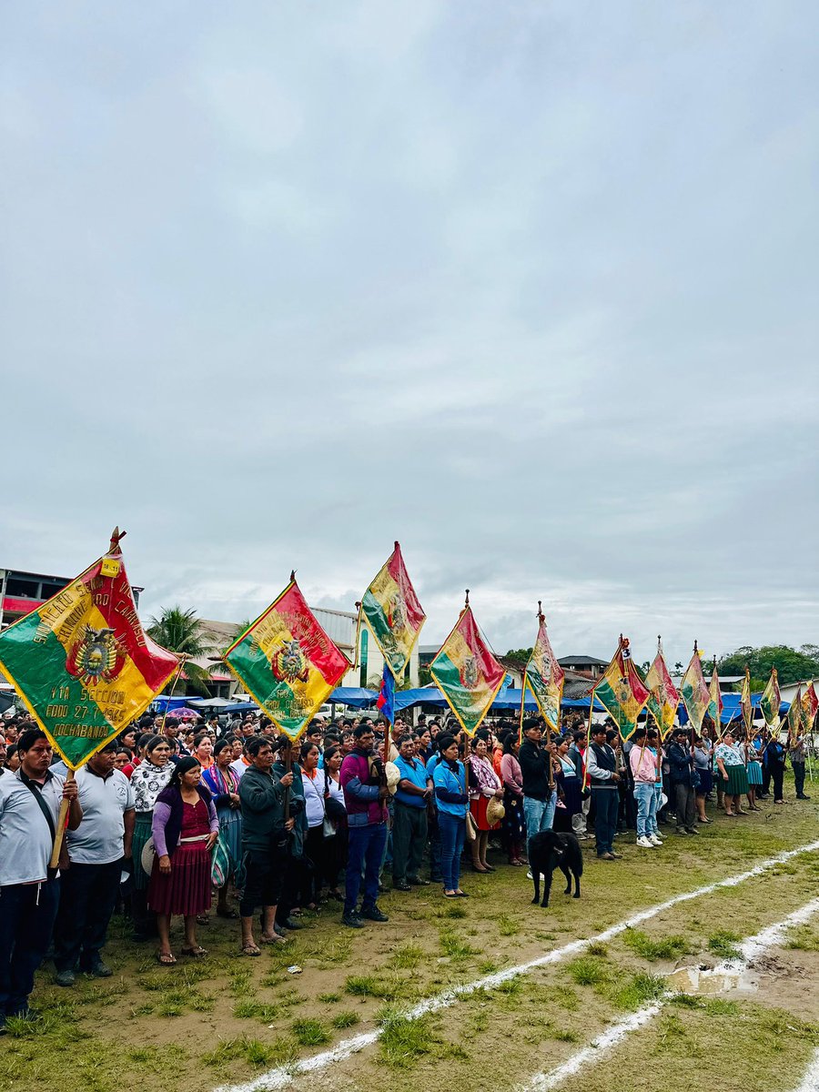 Junto con todos nuestros hermanos celebramos los 57 años de creación de nuestra Central de Comunidades Interculturales de Chimoré, que es el núcleo de este municipio que lleva el mismo nombre y que tiene un potencial orgánico, político y productivo para el desarrollo del país.