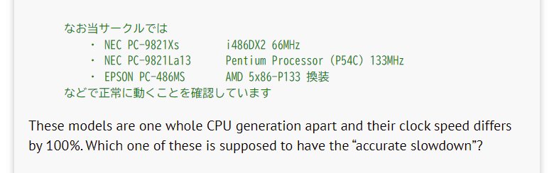 ReC98Project's tweet image. 📝 Wrote a post about the various strategies of porting PC-98 Touhou to modern platforms! Also clears up common misconceptions about the performance of the PC-98 originals.
This one is required reading for anyone who wants to see these games ported.

Link: rec98.nmlgc.net/blog/2025-09-06