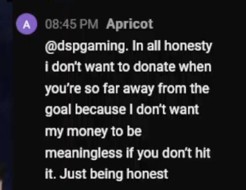 DSP shitted on him then banned him. 🤣