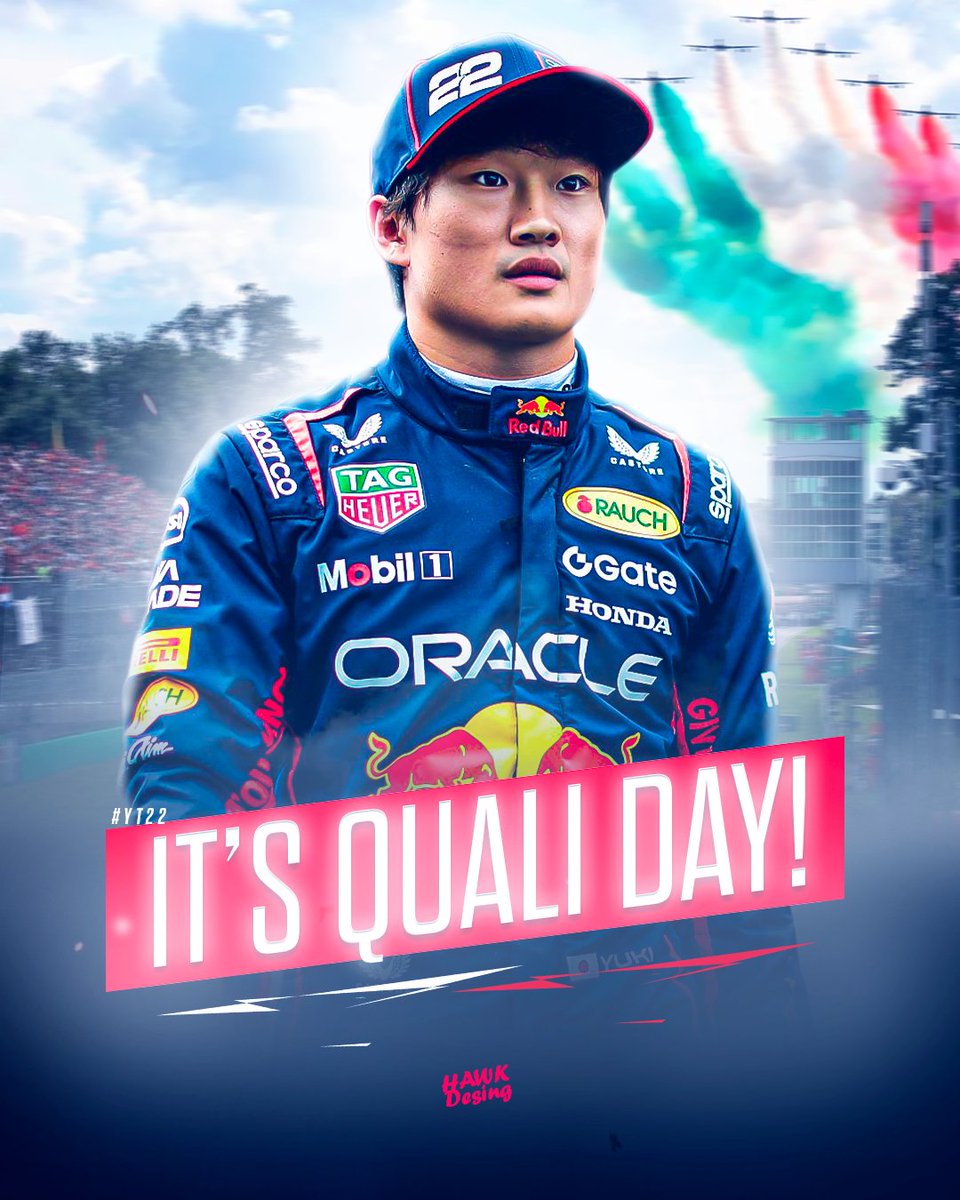 🚨| IT'S QUALI DAYYYYY! GOOD LUCK YUKI! #YT22 #ItalianGP