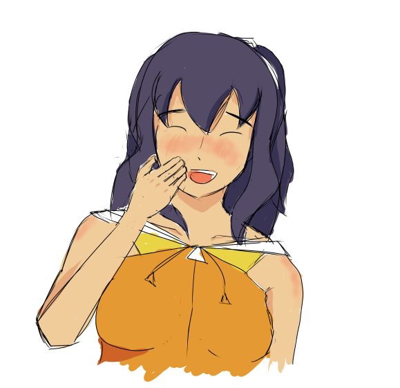 AvgKamitObsrvr's tweet photo. fuck it, wanted to try something different so here's a colored Rixia sketch https://t.co/QorFTQcwqi