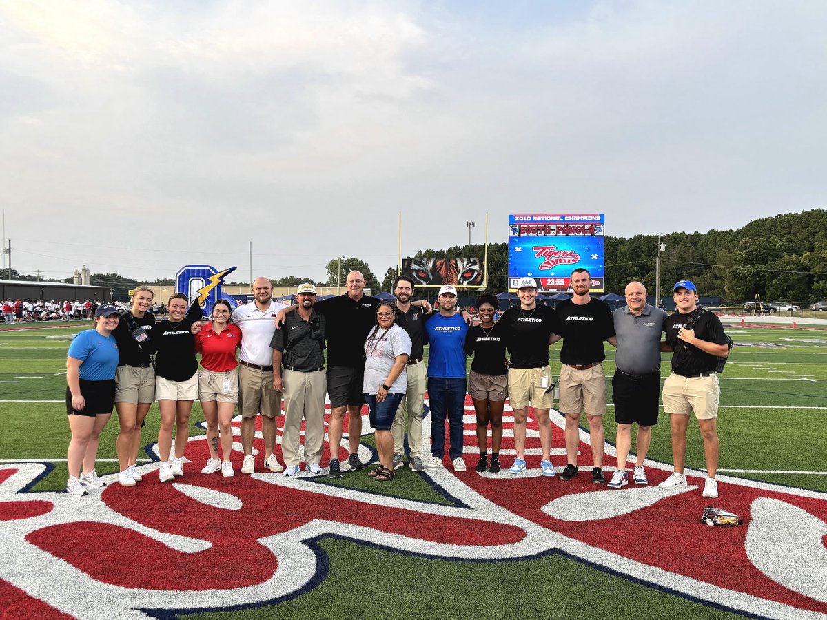 Awesome day today with our <a href="/Athletico/">Athletico PT</a> MS AT team.  Started the day with a great meeting and discussion around TOC and ended the day joining our staff keeping athletes safe #SouthPanola v #Oxford