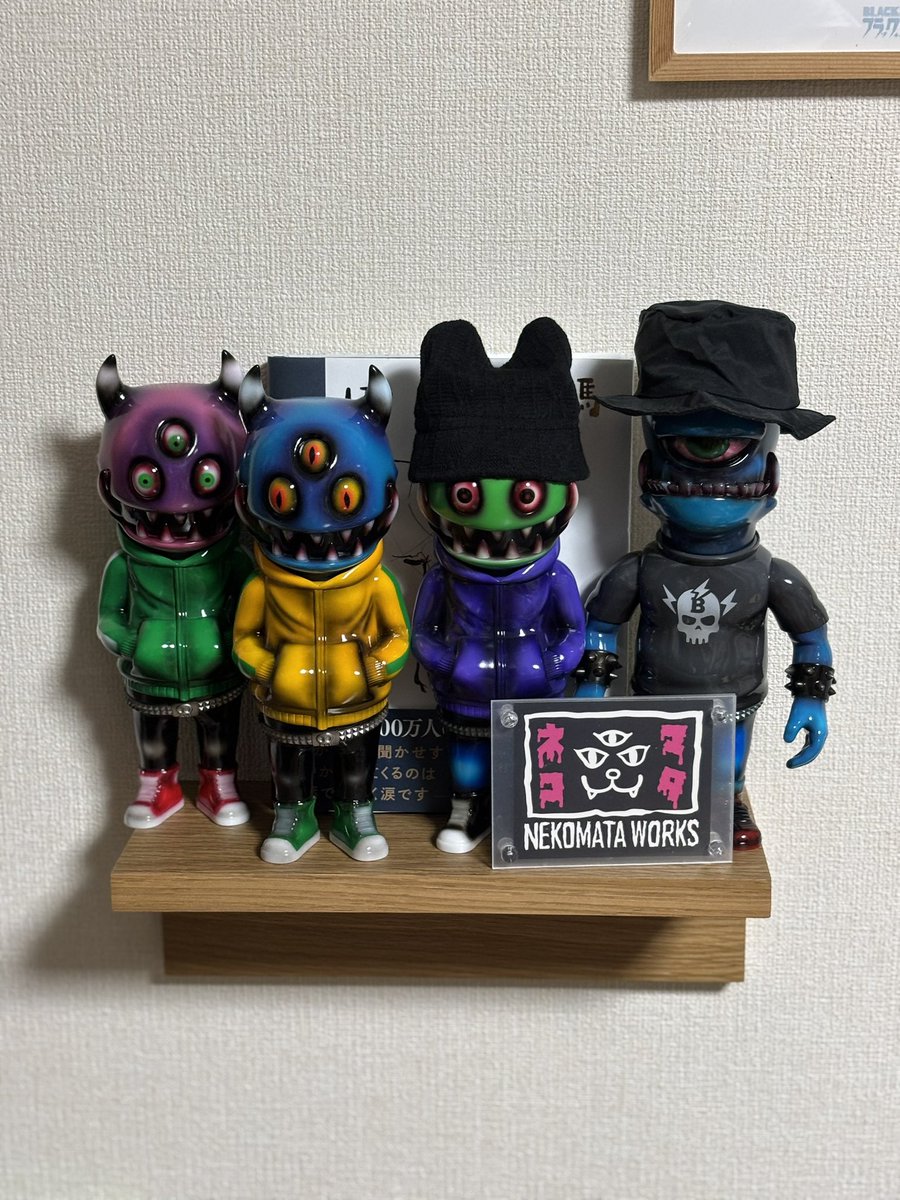 新品未開封 ネコマタワークス ジュニパー 阪神限定カラー ソフビ フィギュア 最安値 ソフビ ジュニパー ネコマタワークス フィギュア ソフビ