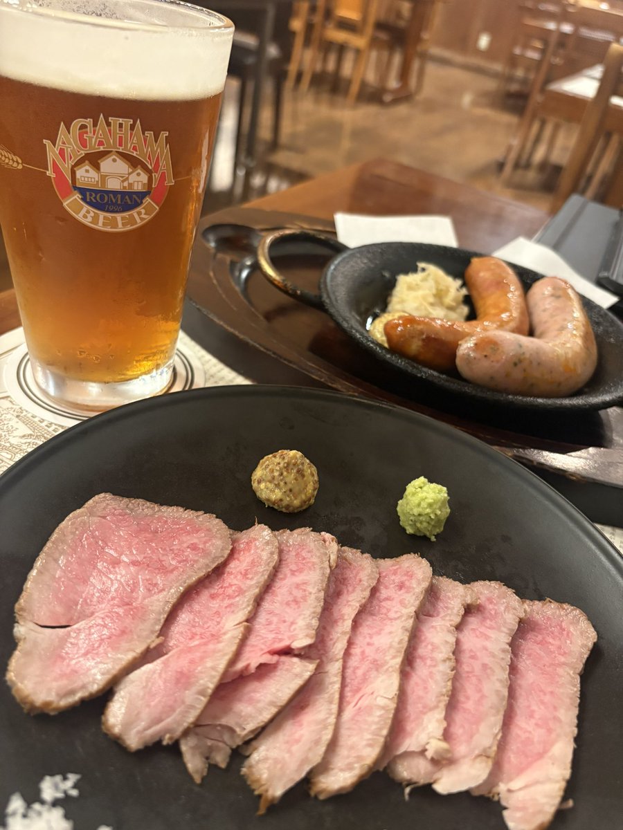 本日明日で湖北エリア、特に長浜にお越しのブースターの皆様は是非、長濱浪漫ビール様のレストラン（兼本社&amp;醸造所）でお食事やお飲み物をお楽しみ下さい！私もクラフトビール一杯とお食事を大変美味しく頂きました！#長濱浪漫ビール #Lakeup   <a href="/nagahamabeer/">長濱浪漫ビール</a>