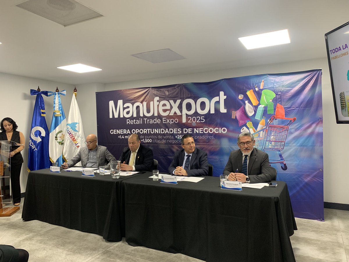 #Manufexport del 23 al 25 de septiembre en Antigua Guatemala. Más de 250 compradores internacionales y 150 exportadores de la región. El encuentro más relevante para la oferta exportable de Guatemala y Centroamérica. <a href="/AGEXPORT/">agexport sul</a>
