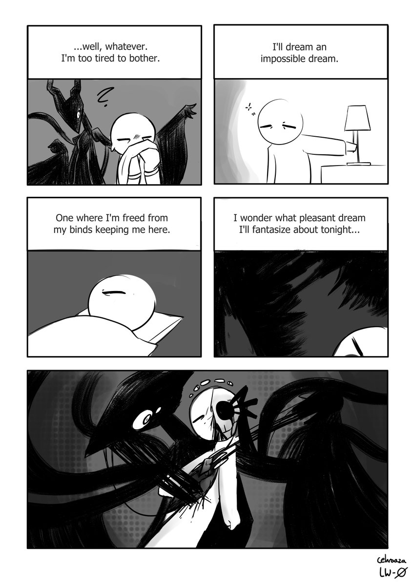 TW- slight gore
Prologue/LW-0
Welcome to a collection of weird dreams