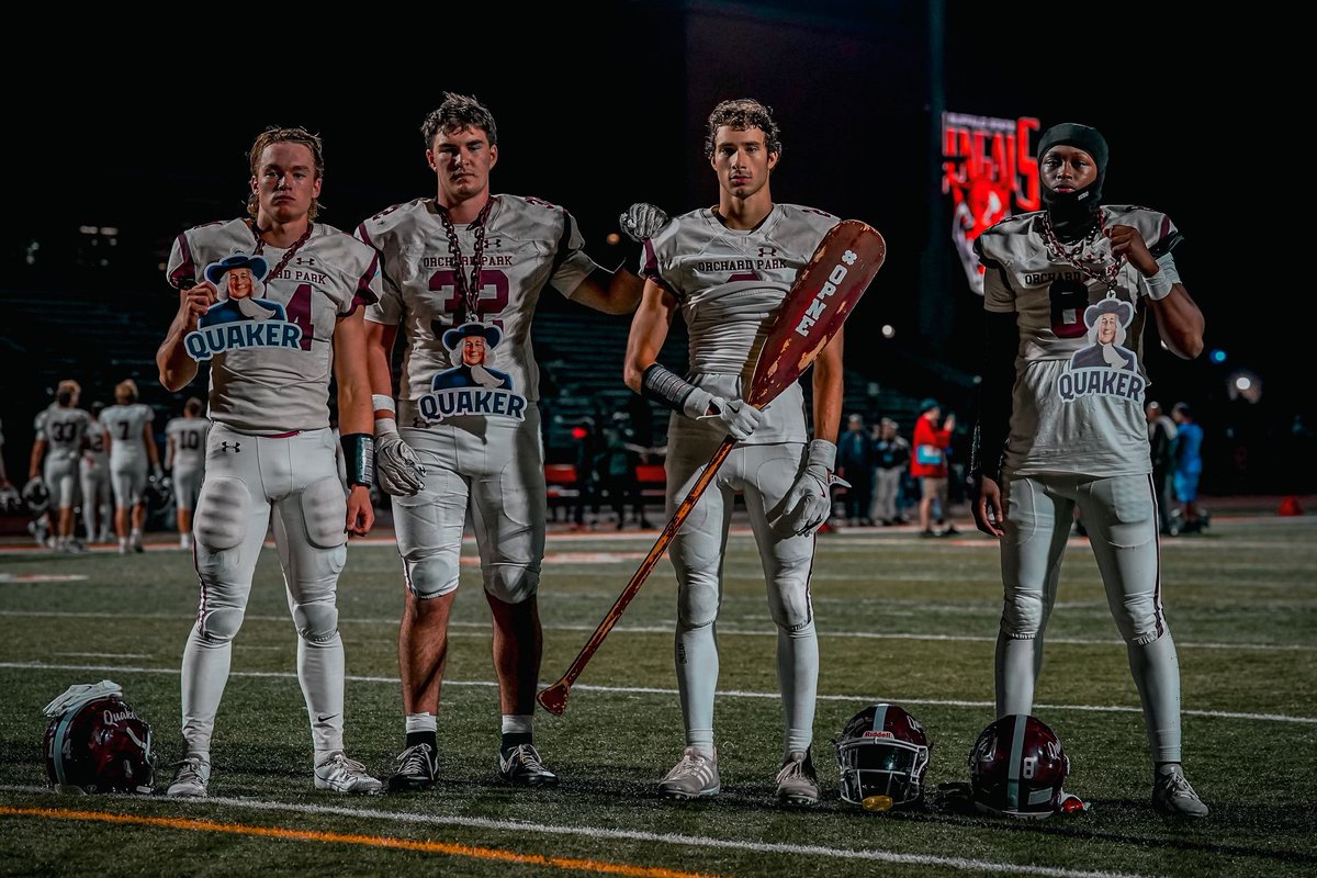 Orchard Park Quakers Football (@opquakersfb) on Twitter photo Not the outcome we wanted tonight.  Back to it as you need a short memory in AA win or lose!
Week #1 POG:
🏈Offense: <a href="/JherekBreske/">Jherek Breske</a> 
🧱Defense: <a href="/mattwright2715/">Matthew Wright</a> 
🚀Special Teams: <a href="/lockitupjulz/">Julian Robinson</a> 
⚓️Oar: <a href="/JonathanPuglie9/">Jonathan Pugliese</a> 
Back to it! Doesn't matter get better! #OPNE Not the outcome we wanted tonight.  Back to it as you need a short memory in AA win or lose!
Week #1 POG:
🏈Offense: <a href="/JherekBreske/">Jherek Breske</a> 
🧱Defense: <a href="/mattwright2715/">Matthew Wright</a> 
🚀Special Teams: <a href="/lockitupjulz/">Julian Robinson</a> 
⚓️Oar: <a href="/JonathanPuglie9/">Jonathan Pugliese</a> 
Back to it! Doesn't matter get better! #OPNE