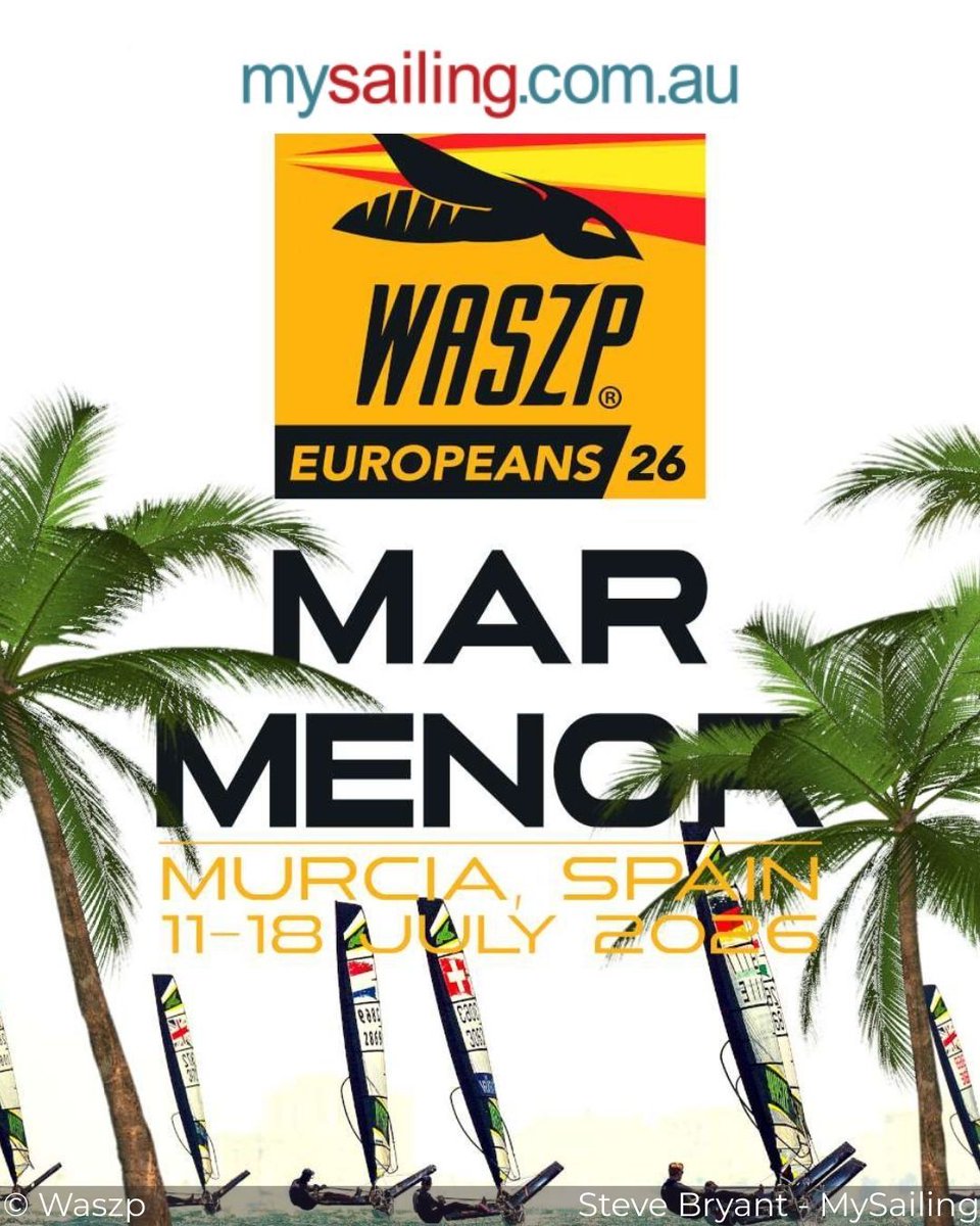 mysailing's tweet image. WASZP News and Europeans 2026 buff.ly/tFA74GD 

Join the WASZP Europeans 2026 in Mar Menor, Spain, from July 11-18 for thrilling racing and stunning foiling conditions!

#WASZP #SailingNews #AustralianSailing #Foiling #MarMenor #SardiniaSailingCup