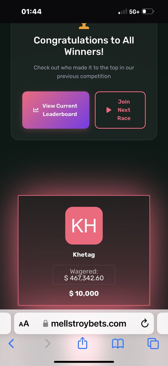 xetgioev's tweet photo. @500Casino I won first place, they refused to pay and blocked me! https://t.co/eWgp4An7C3