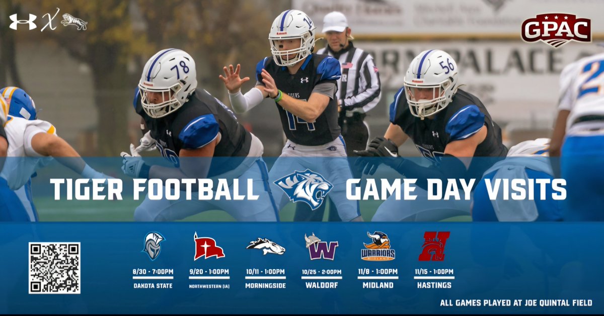 Thank you to <a href="/CoachMasonFrost/">Mason Frost</a> and Dakota Wesleyan University Football for the gameday invite.