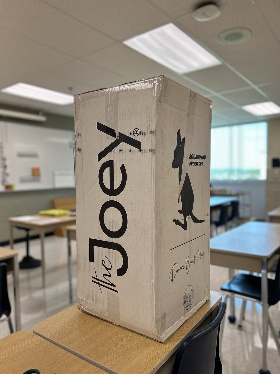 Our classroom was gifted an amazing thing this week! Can’t wait to open it and have the kids test it out 🥰