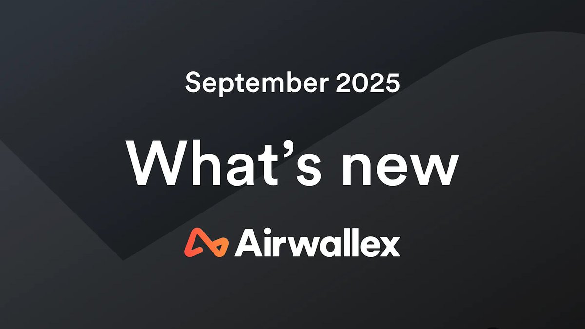 September releases at <a href="/airwallex/">Airwallex</a> 🚀 Our latest features deliver more automation, flexibility, and control to help our customers move faster - globally.

airwallex.com/blog/september…

🗓 Scheduled transfers: Plan ahead or change course with flexible payment scheduling (up to 180 days)