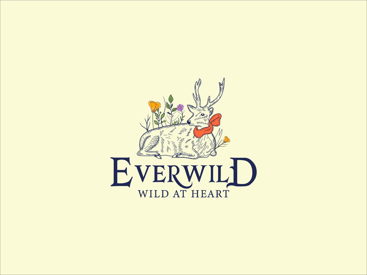 Designerrasedul's tweet image. Everwild deer Hand drawn logo by Md Rasedul Jamal dribbble.com/shots/26492659…