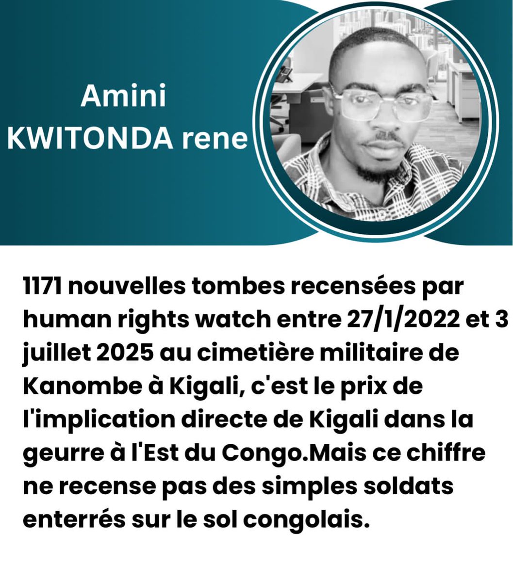 @jl, Loin de ça, le gouvernement interdit aux familles de pleurer le leurs. Je l'ai toujours dit pour que la région vive sa quiétude le Rwanda est dans l'obligation de dialogue avec l'opposition armée et non armée pour éviter les incursions répétitives en RDC.