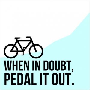 Weekend vibes 😜 

WHEN IN DOUBT,
PEDAL IT OUT 😁 🚲

Good Saturday morning fellow #BikeFriends 💚🚴🏼‍♂️🧡🚴🏽‍♀️❤️🚴🏼 🙌🏽