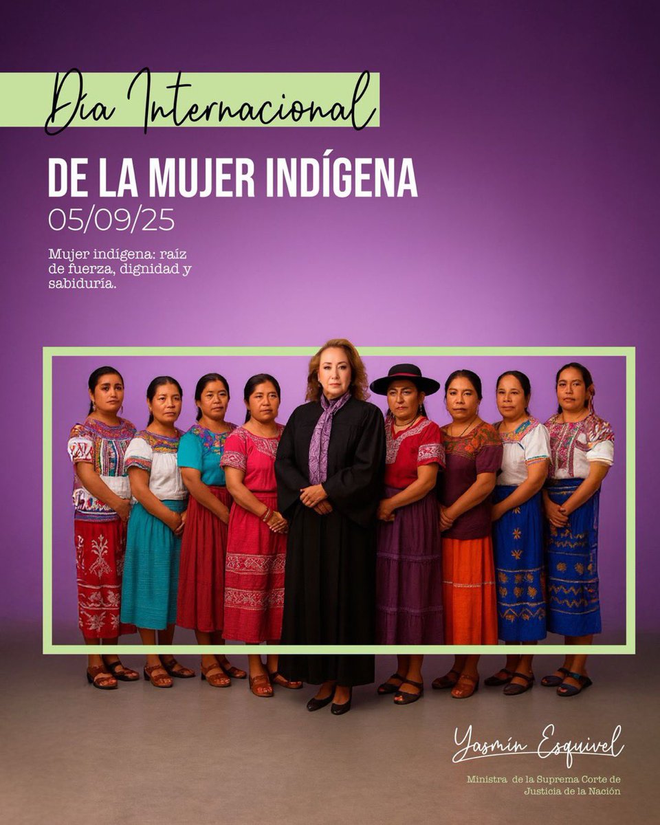 La Ministra <a href="/YasminEsquivel_/">Yasmín Esquivel Mossa</a> se compromete con la Mujer Indígena...
Pero NO lo suficiente para tomarse una foto con Ellas
Uso IA para hacer esta imagen
¡QUE VERGÜENZA!
Hasta para valer madre, valen madre🤦🏽‍♂️