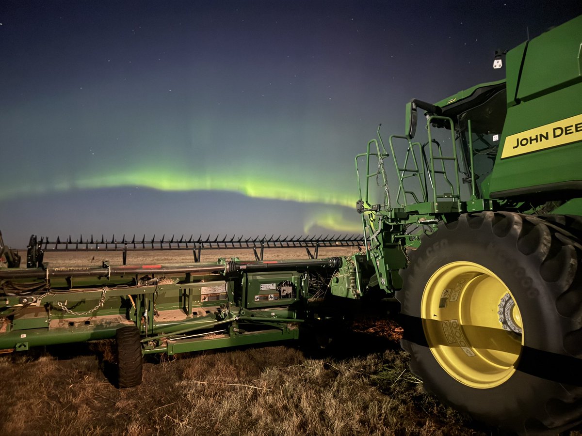 Northern lights putting on a show tonight.