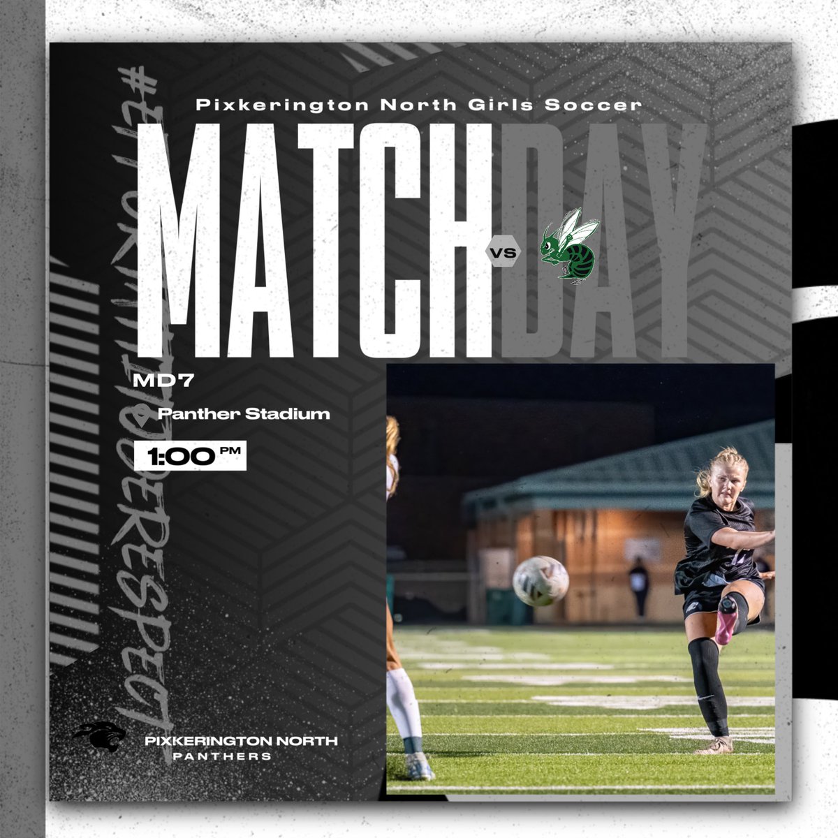 PNHS_gsoc's tweet photo. A special Saturday Matchday you won’t want to miss as we welcome Highland to Panther Stadium

#EffortAttitudeRespect
@PNAthletics https://t.co/L9nT2T67Pn