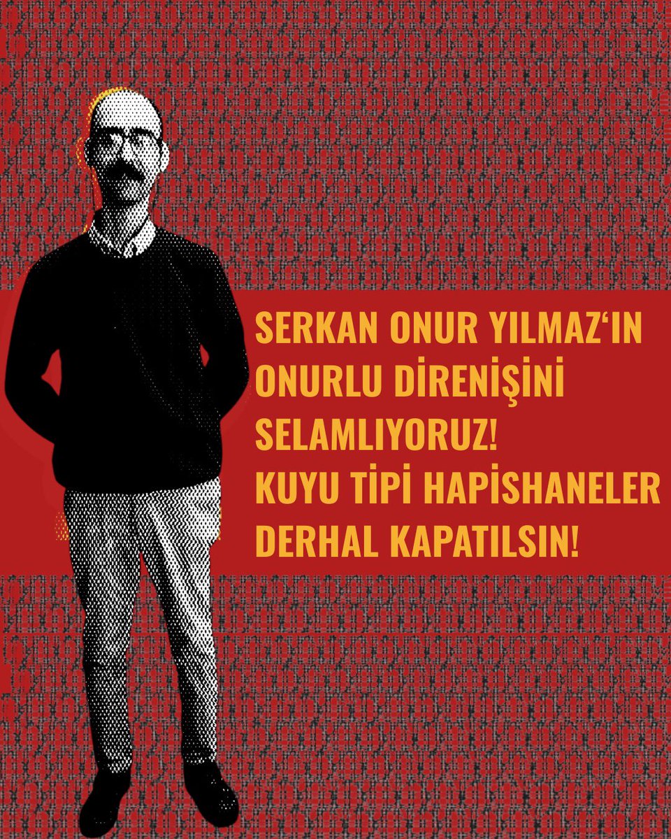 bilkentpps's tweet photo. Serkan Onur Yılmaz yalnız değildir, talepleri derhal karşılansın, kuyu tipi hapishaneler kapatılsın! https://t.co/UrMfvYM5Cx