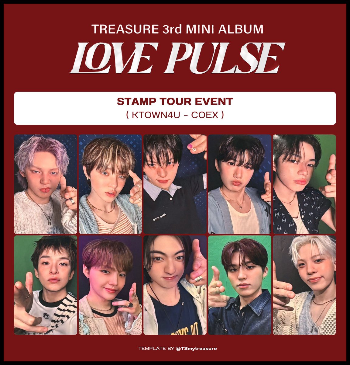 ดีลปลาเหลือง 🐡 /ยังไม่ดีล🇨🇳

stamp event Ktown 

จองอู 400
ฮารุโตะ 300
 
รับมัดจำ 
รวมส่งกลับไทย

ค่าส่งในไทย 40
🚚 ส่งกลับรถรอ 7-10 วันหลังส่งกลับ 
#ตลาดนัดtreasure #ตลาดนัดเด็กสมบัติ