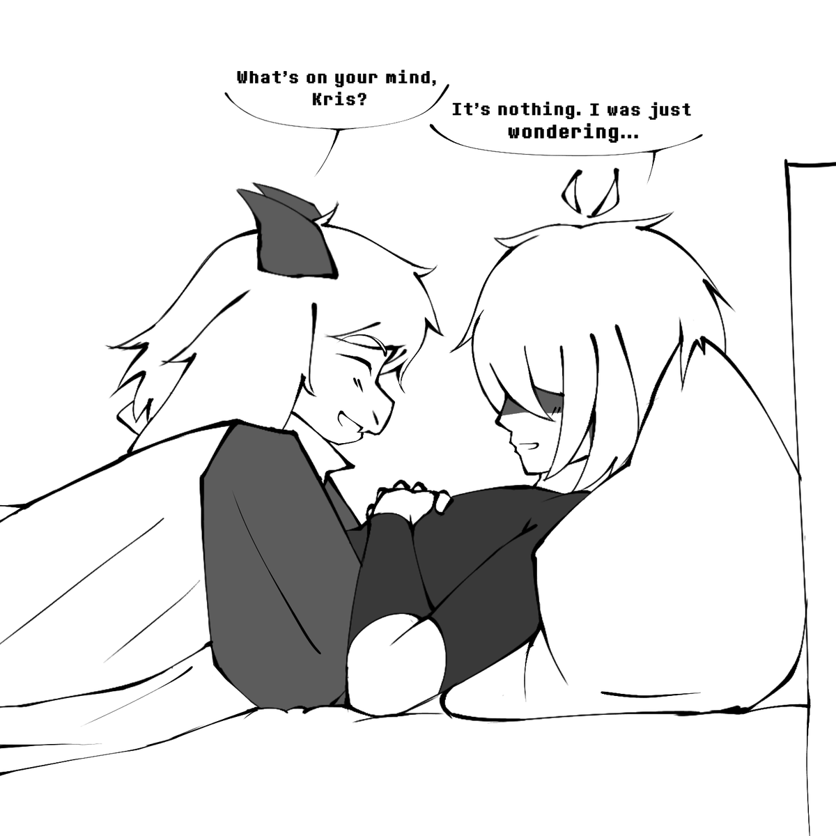 Shllllemy's tweet image. Divine intervention (1/7)
(#kralsei ship slop)