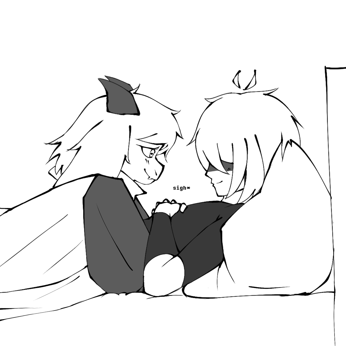 Shllllemy's tweet image. Divine intervention (1/7)
(#kralsei ship slop)